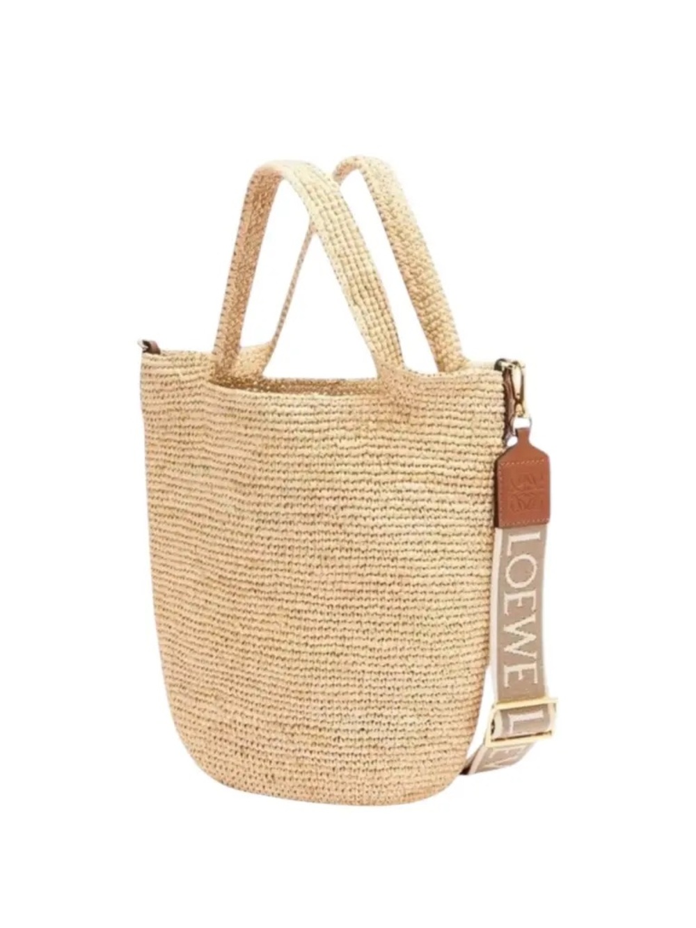 Loewe Raffia Slit Bucket Tote - Picture 2 of 11